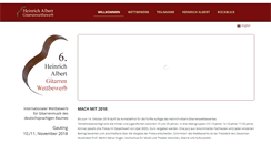 Desktop Screenshot of heinrich-albert-gitarrenwettbewerb.de